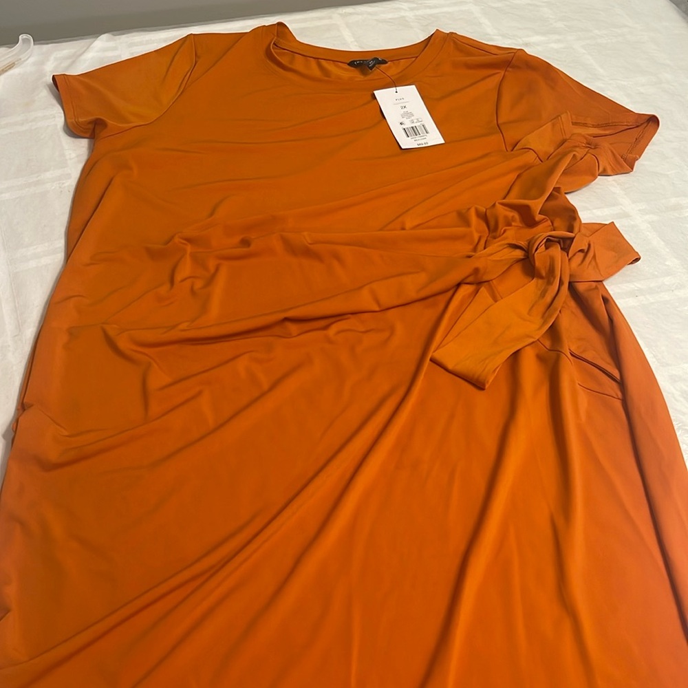Orange dress 
Never worn